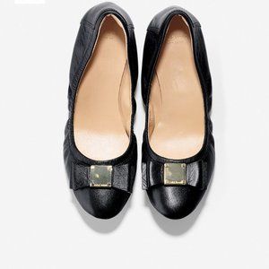 Cole Haan Tali Bow Ballet Flat in Black Sz 8